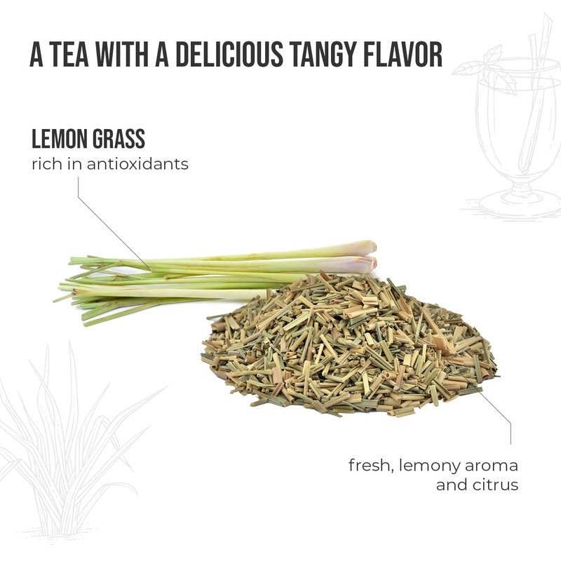 KILIMANJARO INFUSIONS - Lemongrass Tea - Tanzania - Herbal Tea