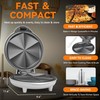 Baker's Friend Electric Quesadilla Maker with Extra Stuffing Design, 9.5