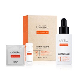 ISA KNOX LXNEW VITAMIN MAX Ampoule Set (58 ml/1.96 fl oz) - Skin Radiance and Elasticity. Vitamin C, Multivitamins, Antioxidant Complex, Ferulic Acid