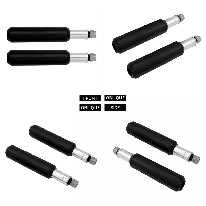 HDBUBALUS 6" Upper Shock Mount Frame Sliders For Harley Sportster