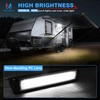 MICTUNING LED RV Exterior Porch Utility Light Waterproof 10-30V DC