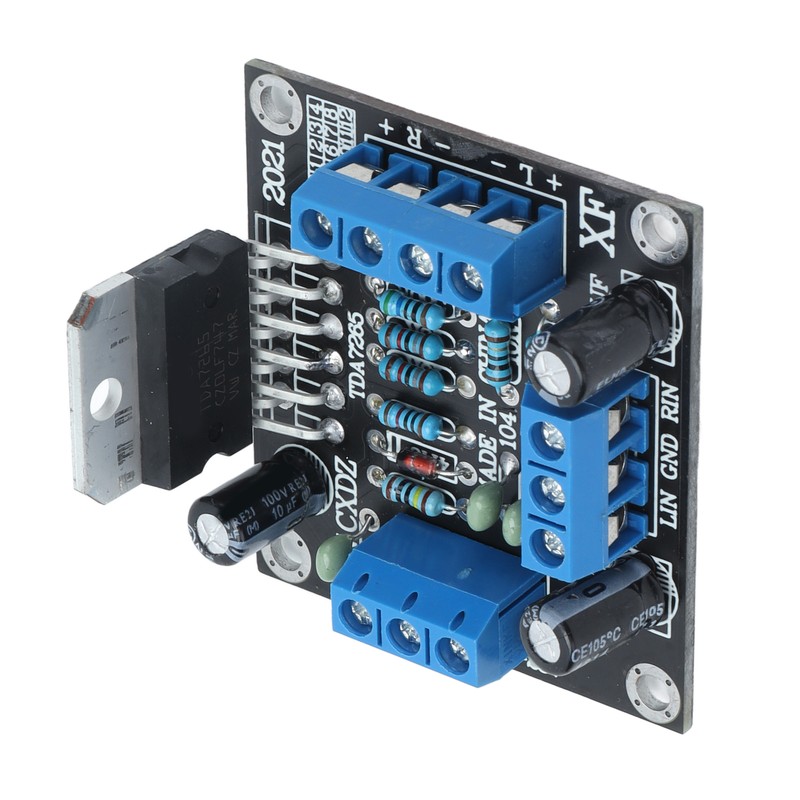 Stereo Power Amplifier Board High Accuracy Excellent Sound Quality Dual