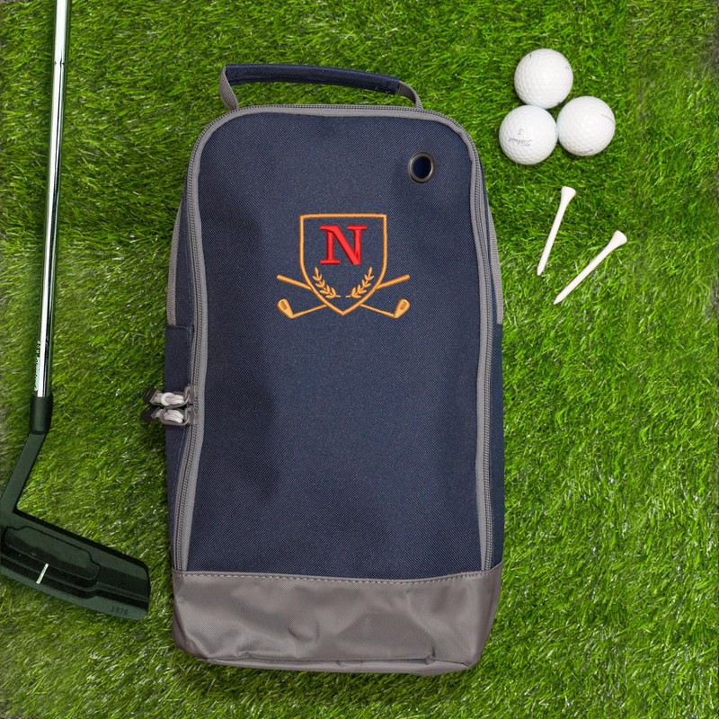 Always Looking Good Golf Shoe Bag with Monogrammed Embroidery Initial