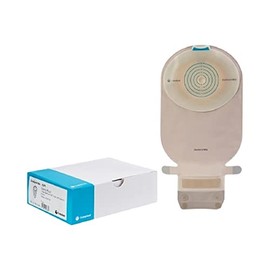 SenSura Mio Filtered Ostomy Pouch One-Piece System Maxi 3/8 to 2-1/8 Inch Stoma Drainable Flat, Trim to Fit, 10471 - Pack of 10