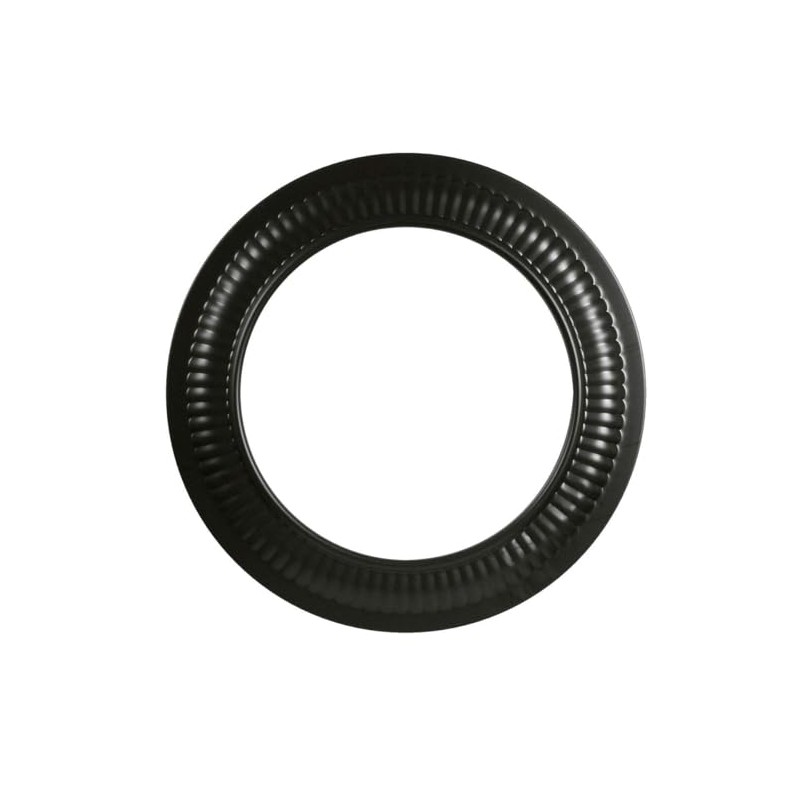 7" Diameter 24 Gauge Black Trim Collar