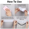 Lnngub 2 Pcs Sticky Wall Mount Mesh Plastic Bag Holder