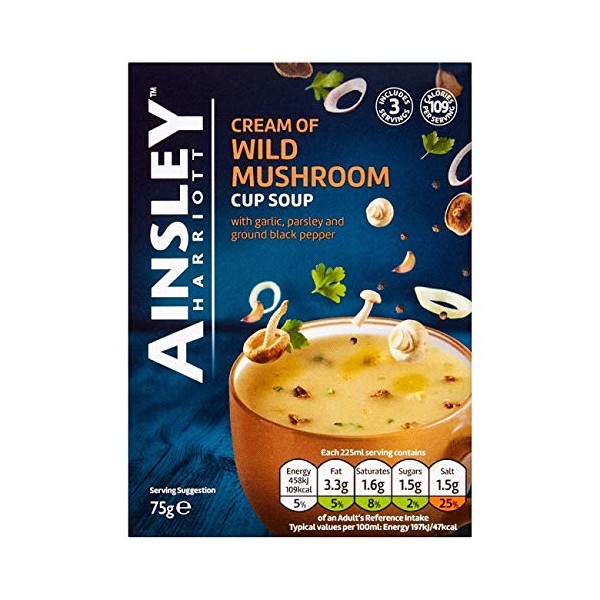 Ainsley Harriott Cream of Wild Mushroom Soup, 75g