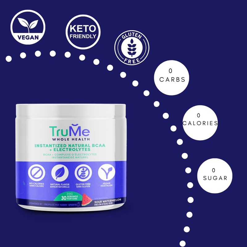 TruMe Whole Health All Natural BCAA + Electrolytes - Vegan