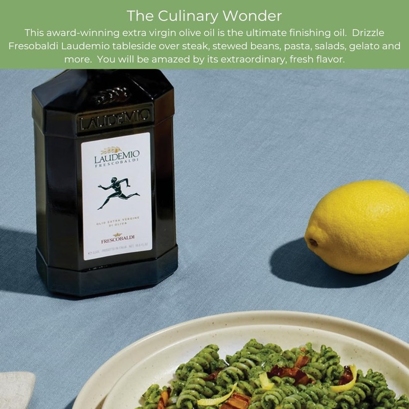 FRESCOBALDI Laudemio Extra Virgin Olive Oil, 16.9 FL Oz, 500ml,