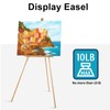Falling in Art 65" A-Frame Tripod Easel Stand, Wooden Display