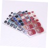 Ipetboom Nail Art Stickers Pack 6pcs Toe Nail Stickers for
