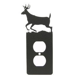 Buck Deer Power Outlet Plate Cover