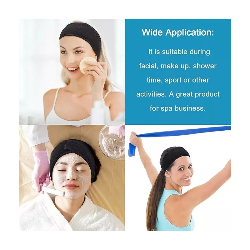 DECIS 10 Piezas Bandas Faciales De Toalla Para Spa Y