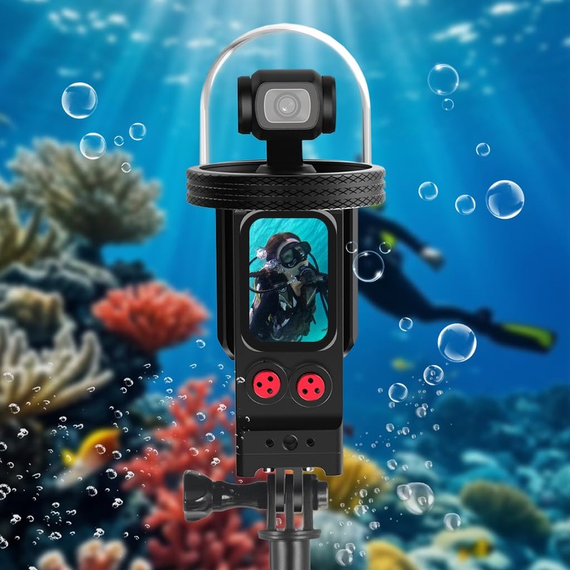 CS PRIORITY Compatible for Pocket 3 Aluminum Alloy Waterproof Housing