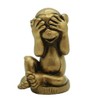 Resin Chinese Fengshui Handmade See Hear Speak No Evil Monkey