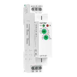 Time Relay 10A Adjustable Smart Relay, IGEYAPA Delay Turn Off Electronic Timer in Din Rail, 0.1s-10 Days Wide Range Delay Factory Automation Time Universal Voltage GRT6 AC DC 24V 240V