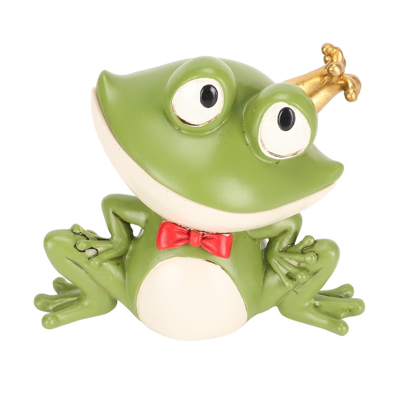 Frog Key Holder Statue Candy Dish Sculpture Living Room Tabletop