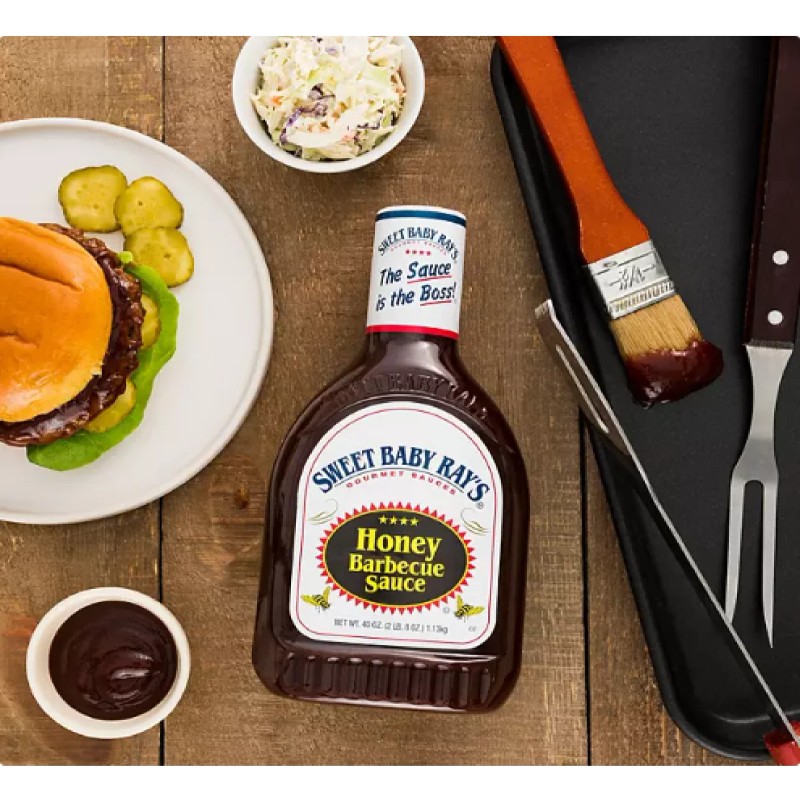 Sweet Baby Ray's Honey Barbecue Sauce, 40 oz., 2 pk.