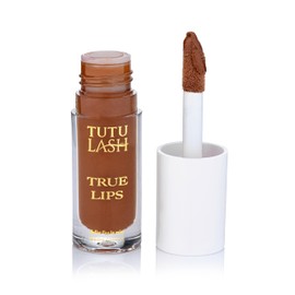 TRUE LIPS Instant Lip Plumper Lip Gloss Lip Plumping Lip Oil Tingling Hydrating Moisturising Repairs Chapped Lips Natural Ingredients Lip Serum Plump Lips Vitamin E Vegan TUTU LASH (Nude)