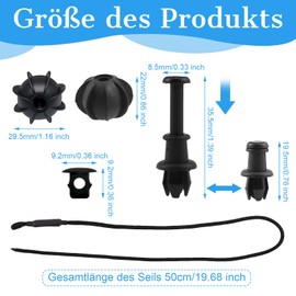 Pack of 2 Car Boot Retaining Strap Parcel Shelf Rear Shelf Strap Replacement for Golf 6 MK6, Car Universal Retaining Straps, Boot Cover Band Holder for VW Golf 6 5 4, MK6, MK5, GTI R20