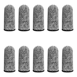 Bojueshaw 10pcs Finger Cots Cut Resistant Protection,Reusable Finger Protectors,Cuts Anti Cutting Finger Cover for Work,Kitchen,Garden,Sculpture
