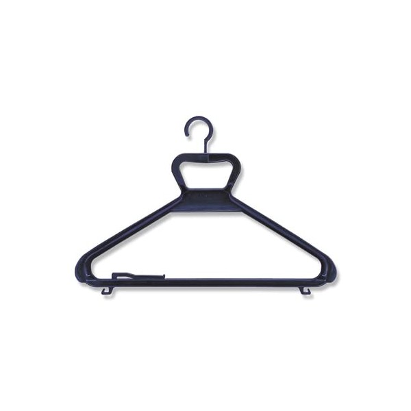 Shimojima 009700635 Carry Hanger for Suit Bags, Black, Pack of 5