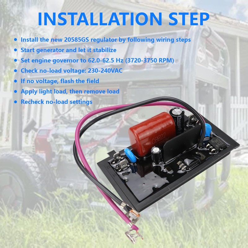 20585GS Voltage Regulator Compatible with Briggs & Stratton Generator
