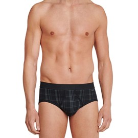 Schiesser Men's 2 Pack Sports Briefs with Fly - Classic, Black_172691, XL