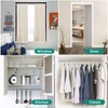 Silver Grey Adjustable Shower Curtain Rod 28-64 Inches 1pc, 7/8"