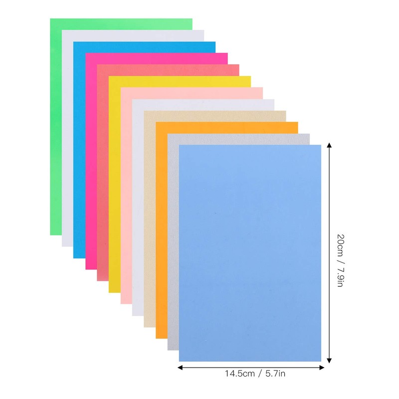 Shrink Film Sheets, Pack of 12, Colourful Shrink Films, Papers,
