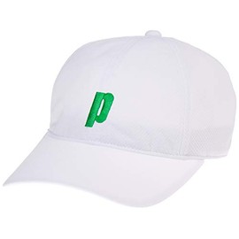 Prince PH518 Tennis Wear, Cool Cap, Unisex, white × green (215)