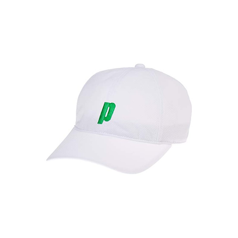 Prince PH518 Tennis Wear, Cool Cap, Unisex, white × green