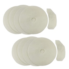 HQRP 2 Kits (10 pieces) Universal Cloth Dryer Filters compatible with Sonya SYD-40E SYD-60E, Panda PAN40SF PAN725SF, CTT GYJ60-58 GYJ50-Q5 GYJ50-98E-G GYJ50-98E-W, Avant, Magic Chef Dryer Models