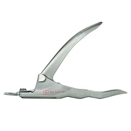 NAIL FACTORY - CORTATIP De Acero Inoxidable, Tijeras Para Corte de Tips Uñas Postizas, De Uso Profesional