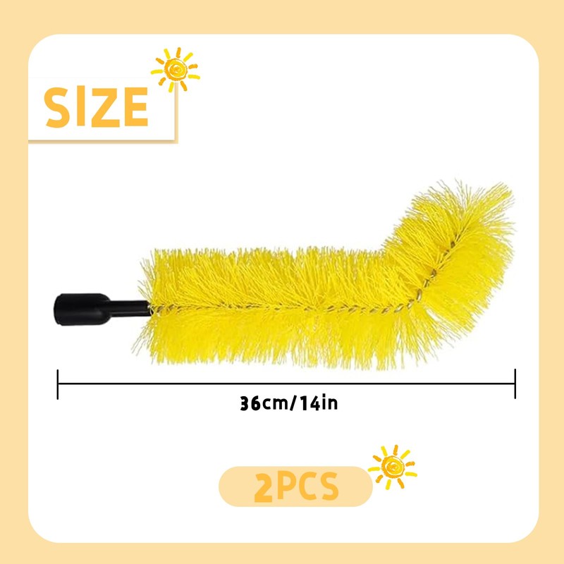 2 PCS Gutter Cleaning Brush Roofing Tool Rain Gutter Guard