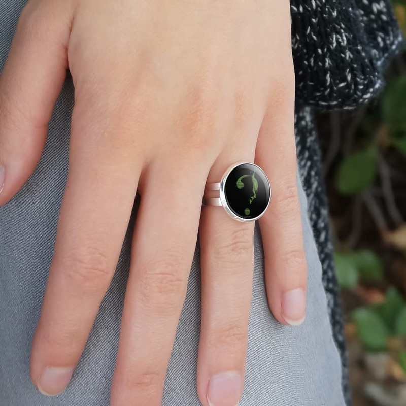 GRAPHICS & MORE The Riddler's Question Mark Silver Plated Adjustable