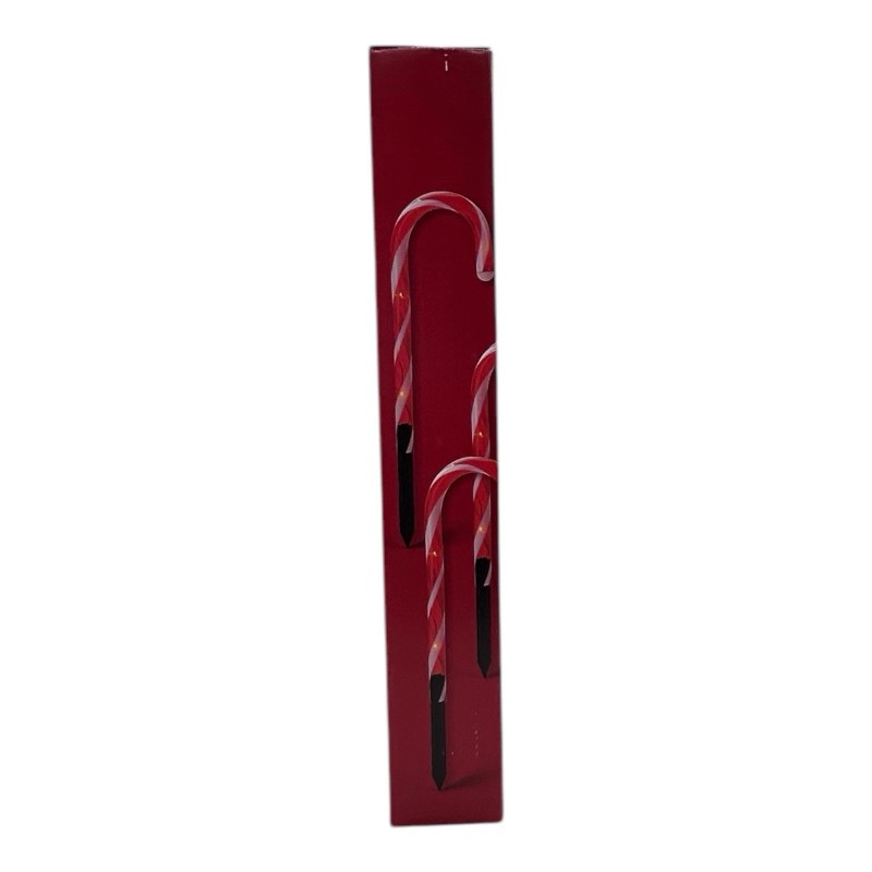 Place & Time NEW Pathway Candy Canes Outside Lights Battery