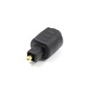 Optical Mini Plug to Angle Optical Cable Converter Adapter Optical