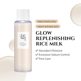 Beauty of Joseon Beauty of Joseon Glow Replenishing Rice Milk 5.07 fl.oz (150ml) - Facial Sebum Toner for Oily Combination Skin, Korean Moisturizing Care