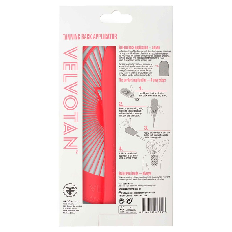 VELVOTAN Tanning Back Applicator - Use with Any Tanning Mitt