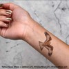 4 x 'Soaring Red Kite' Temporary Tattoos - Water Resistant,