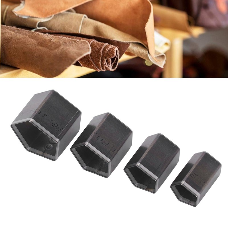 4Pcs Pentagon Cutting Punching Die Alloy Steel Leather Cutting Mold