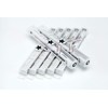 elitegrips TD50C Soft Golf Grips, Set of 7, Silver White,
