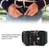 Outdoor Male Multifunction Nylon Tactics Waist Belt for Camping Climbingblack