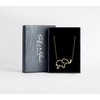 Sofia Milani - Women's Necklace 925 Silver Elephant Pendant, Gold,