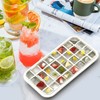 Ice Cube Tray with Lid and Bin, 2 Pack for