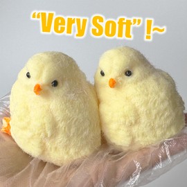2025NEW Handmade Squishies Chick, Fuzzy Chicken Squishies, Pinch Squishies for Adults