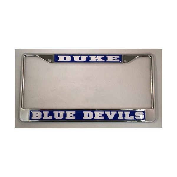 Duke University Blue Devils Regular Metal License Plate Frame For Front Back of Car