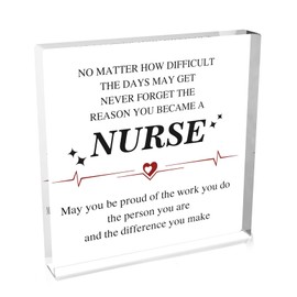 Nurse Christmas Gifts, Nurse Stocking Stuffers, Nurse Gifts, Nurses Week Gifts, Medical Assistant Gifts, Nurse Acrylic Plaque, Nursing Student Gifts, Nurse Appreciation Gifts, Nurse Graduation Gift