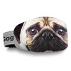 GogglesCover premium: Protective ski and snowboard goggles cover, pug design